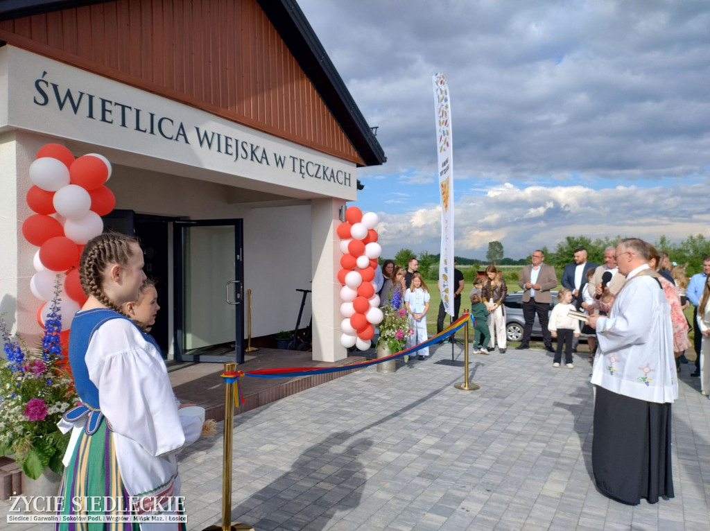 Otwarcie świetlicy w Tęczkach