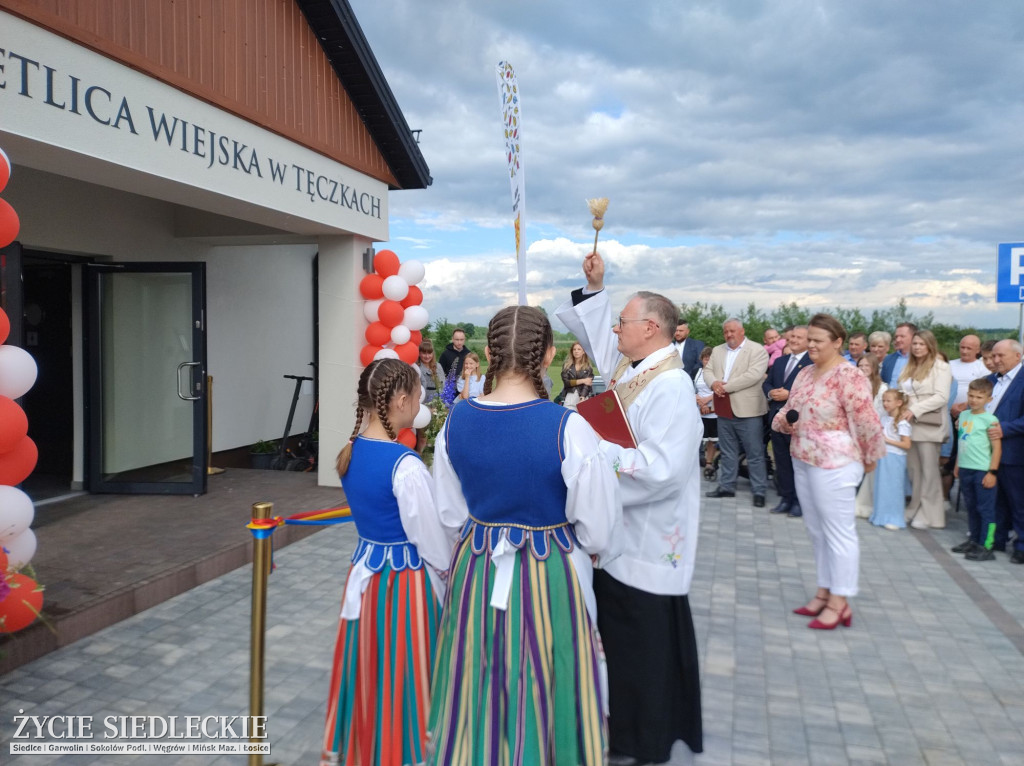 Otwarcie świetlicy w Tęczkach