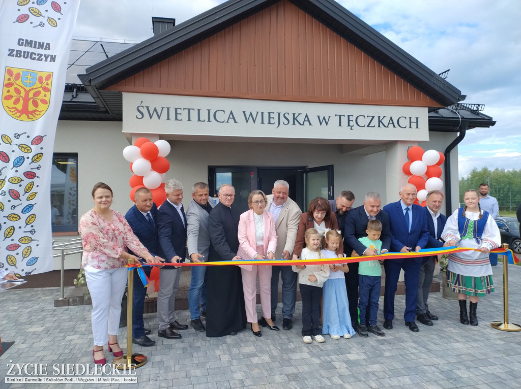 Otwarcie świetlicy w Tęczkach