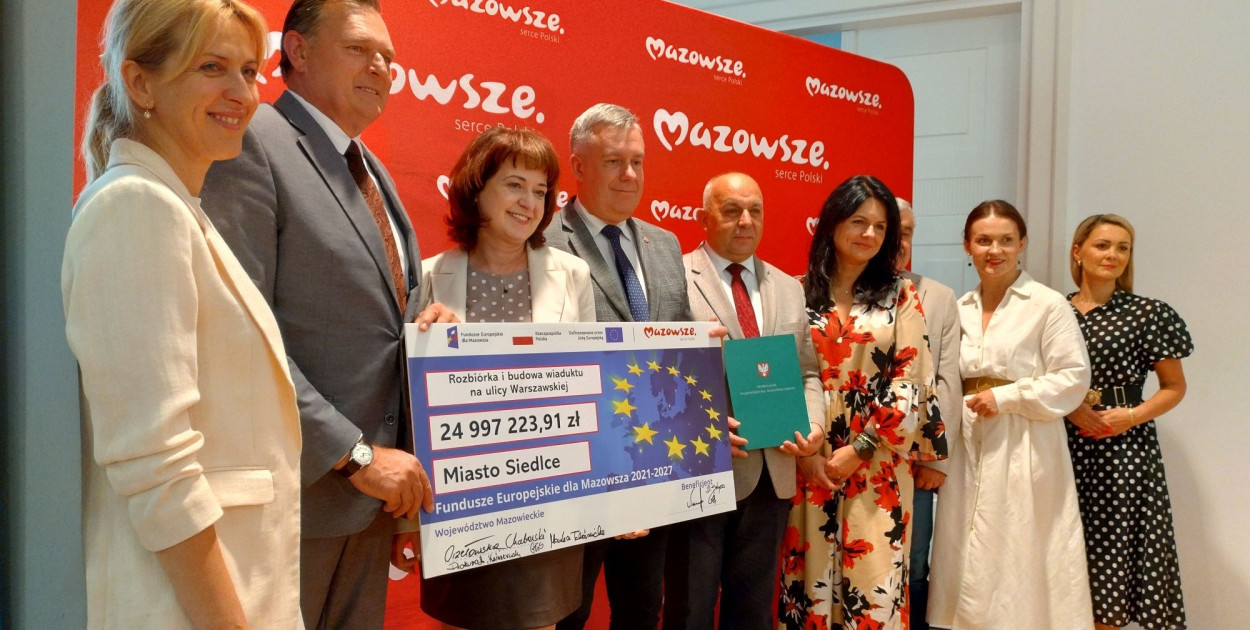 Podpisanie umów z miastem Siedlce i gminami