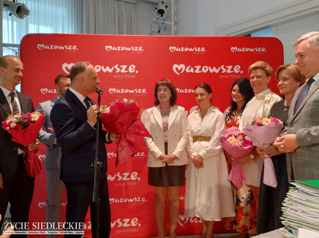 Podpisanie umów z miastem Siedlce i gminami