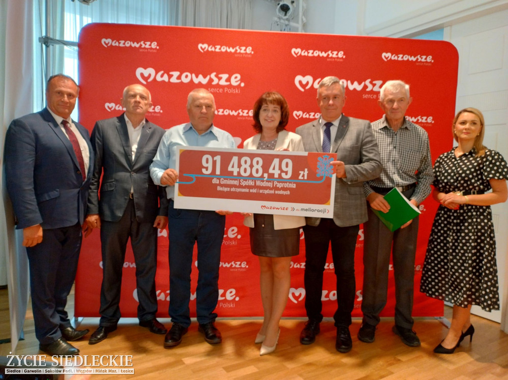 Podpisanie umów z miastem Siedlce i gminami