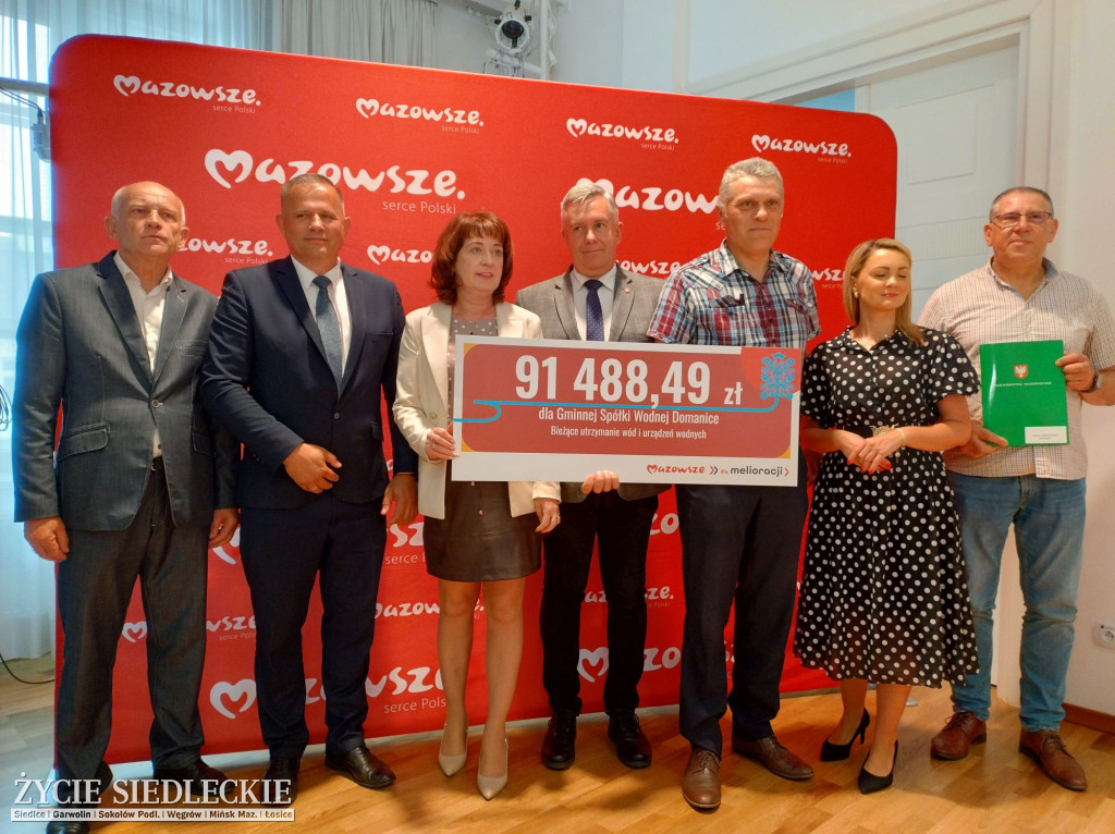 Podpisanie umów z miastem Siedlce i gminami