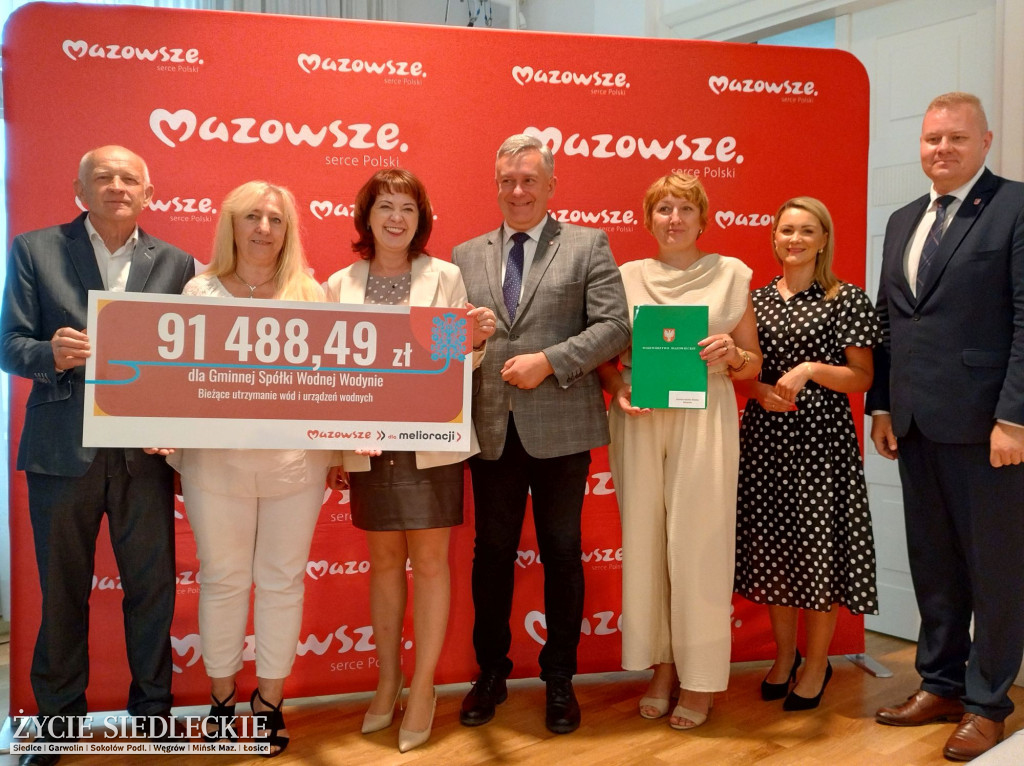 Podpisanie umów z miastem Siedlce i gminami