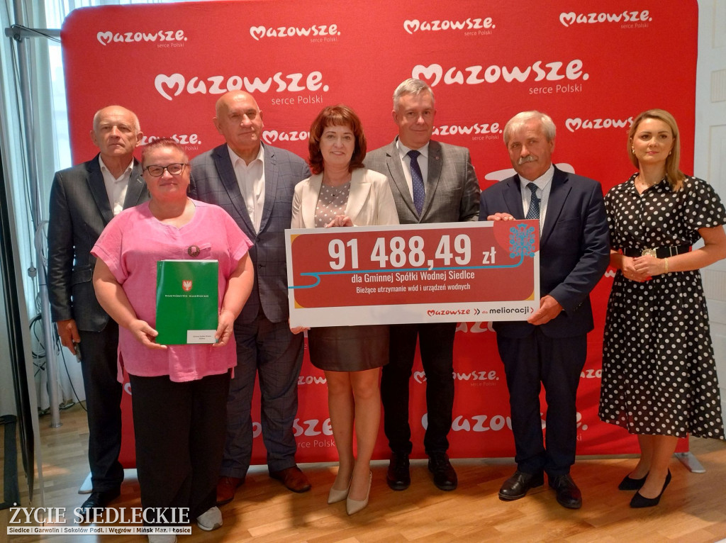 Podpisanie umów z miastem Siedlce i gminami