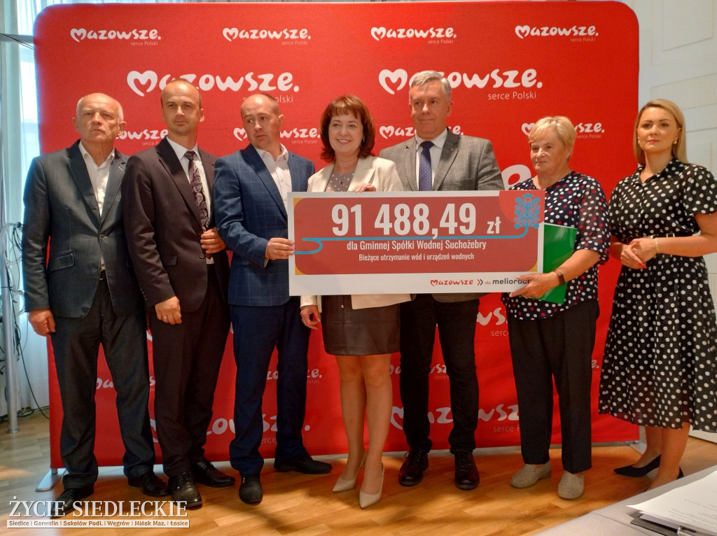 Podpisanie umów z miastem Siedlce i gminami