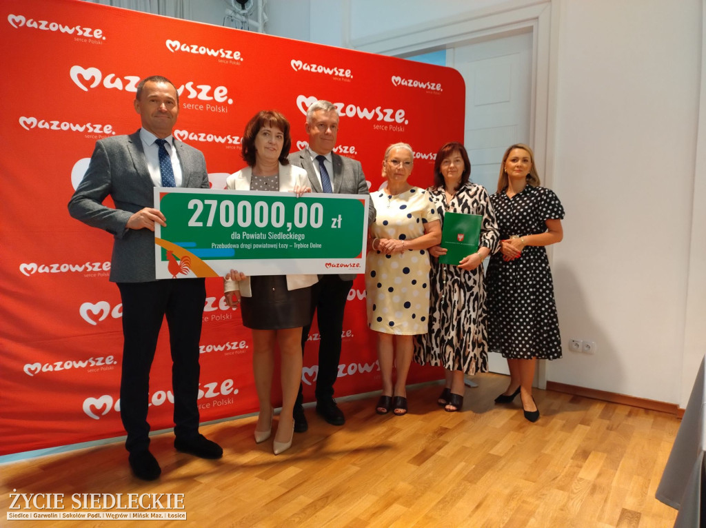 Podpisanie umów z miastem Siedlce i gminami