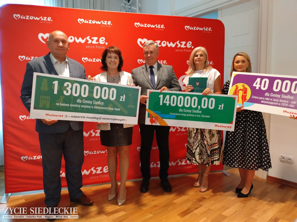 Podpisanie umów z miastem Siedlce i gminami