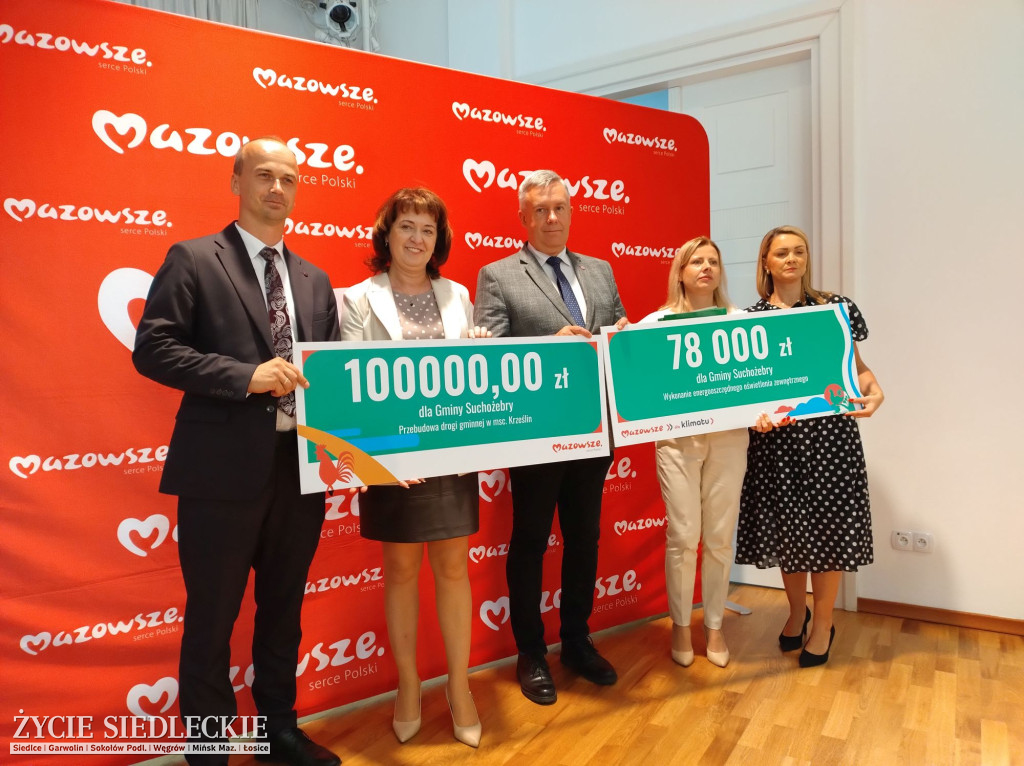 Podpisanie umów z miastem Siedlce i gminami