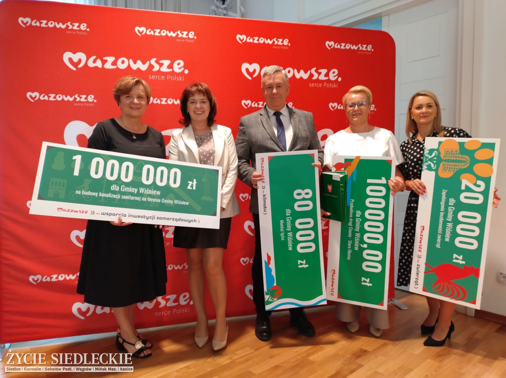 Podpisanie umów z miastem Siedlce i gminami