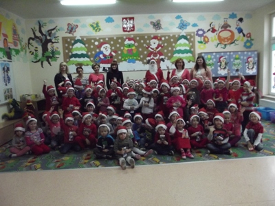 Mikołaje u przedszkolaków