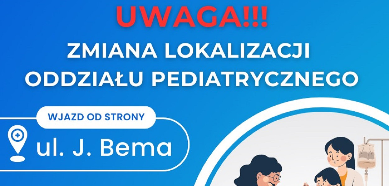 Oddział Dziecięcy z nową nazwą i lokalizacją