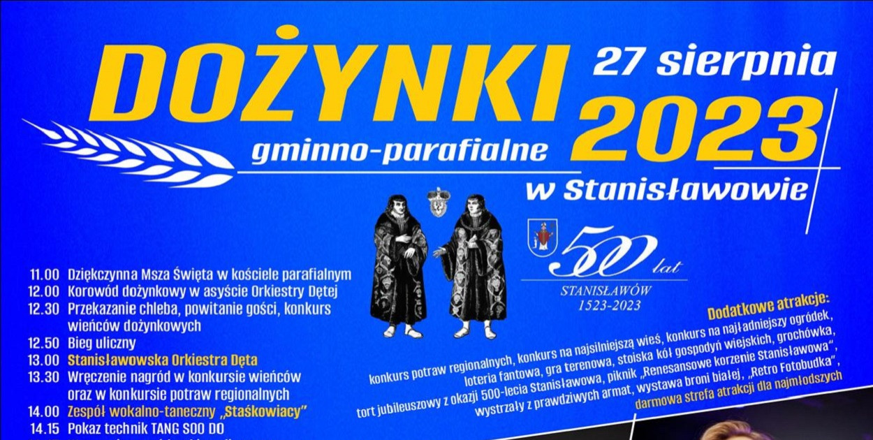 Wyjątkowe dożynki w Stanisławowie