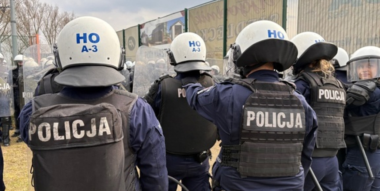 Zamieszki na meczu Pogoni Siedlce z Arką Gdynia