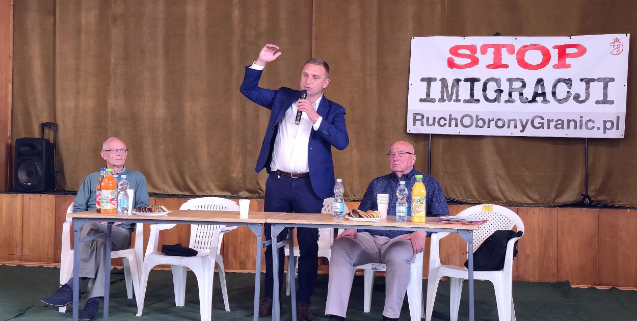Robert Bąkiewicz przestrzegał przed imigrantami
