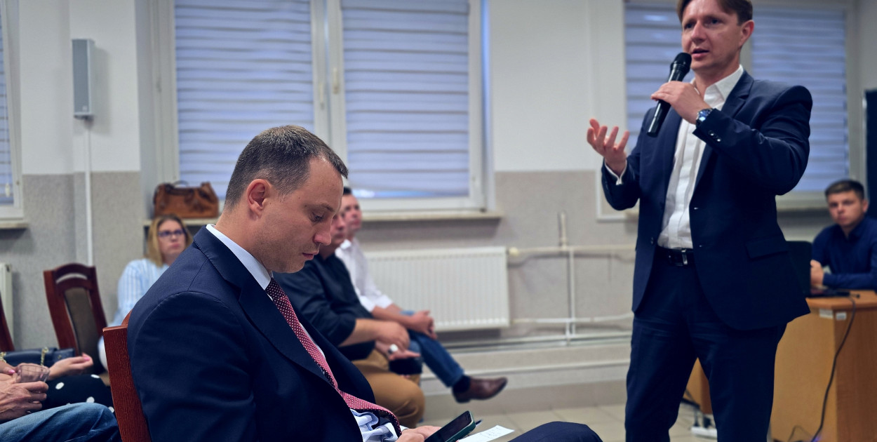 Poseł Krzysztof Mulawa i Artur Bartoszewicz
