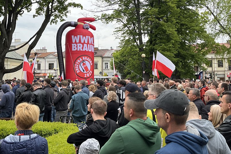 Grzegorz Braun w Siedlcach