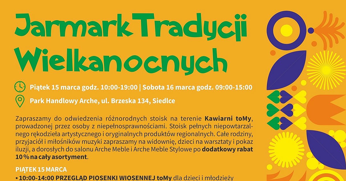 Jarmark Tradycji Wielkanocnych w Parku Handlowym Arche