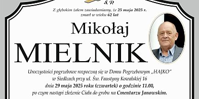 Siedlce: Nie żyje pan Mikołaj. Walczył o bezpieczną prz-50496