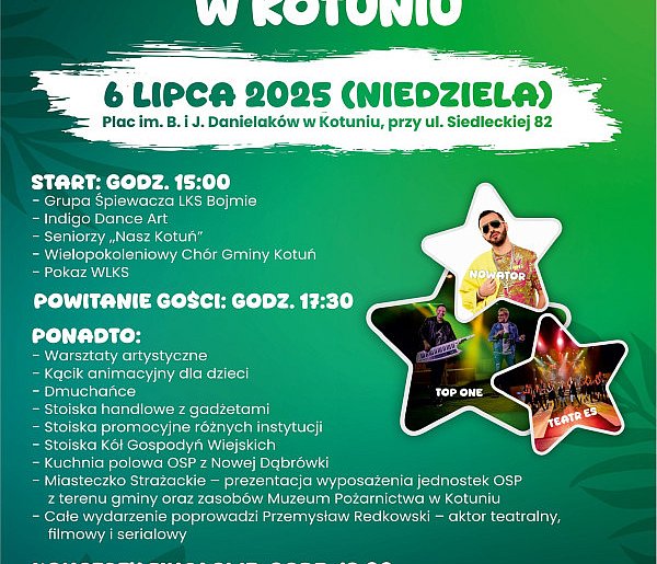 Letnie granie w Kotuniu. Szykuje się świetna zabawa-50998