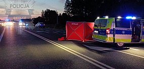 Tragiczny wypadek. Nie żyje potrącony mężczyzna