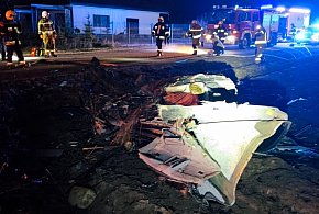 Tragiczny wypadek w Pieńkach. Nie żyje 32-letni kierowca