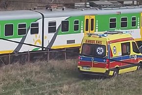 Pociąg uderzył w pieszego, interweniował śmigłowiec LPR (AKTUALIZACJA)