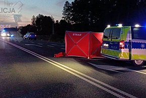 Tragiczny wypadek. Nie żyje potrącony mężczyzna