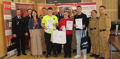 Młodzi znawcy pożarnictwa w akcji