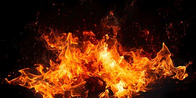 Siedlce: Płonął bus