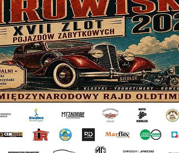 Setki zabytkowych aut i gwiazdy TVN Turbo w Siedlcach. Mrowisko 2026 już w czerwcu