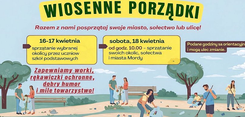 Mordy: znów posprzątają miasto i gminę