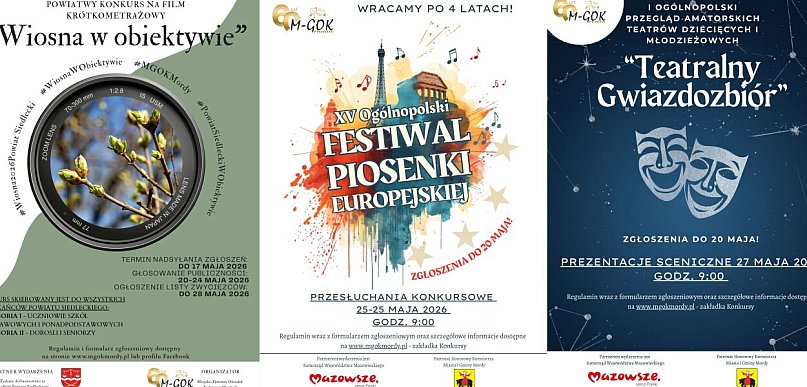 Mordy: Teatr, film i piosenka czekają!