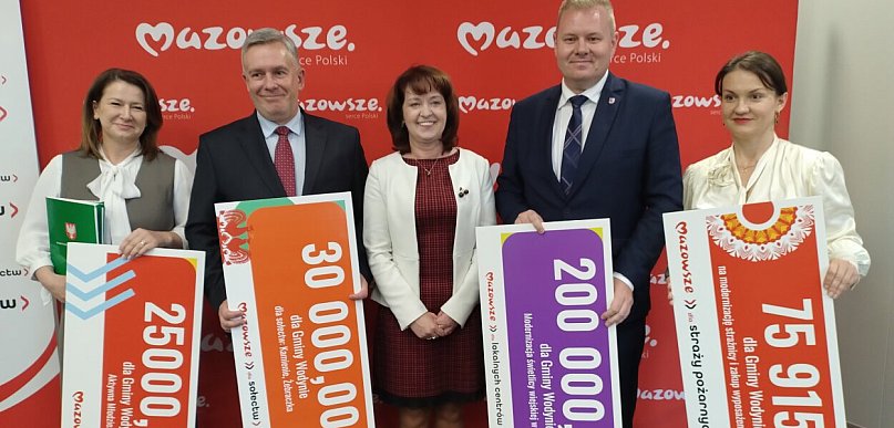 Ponad 330 tys. zł dla gminy. Świetlice, OSP i młodzież z mazowieckim wsparciem