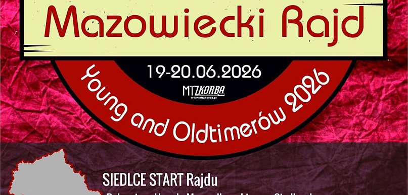 Mazowiecki Rajd Young & Oldtimerów po raz czwarty wyruszy na szlak