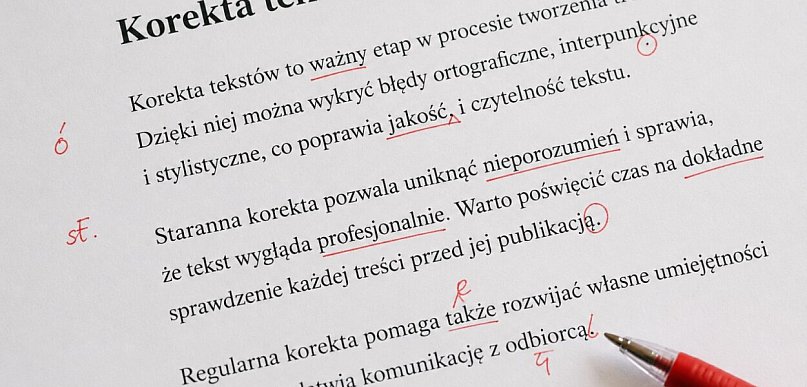 Korekta tekstów w codziennym biznesie - sposób na budowę zaufania i profesjonalny