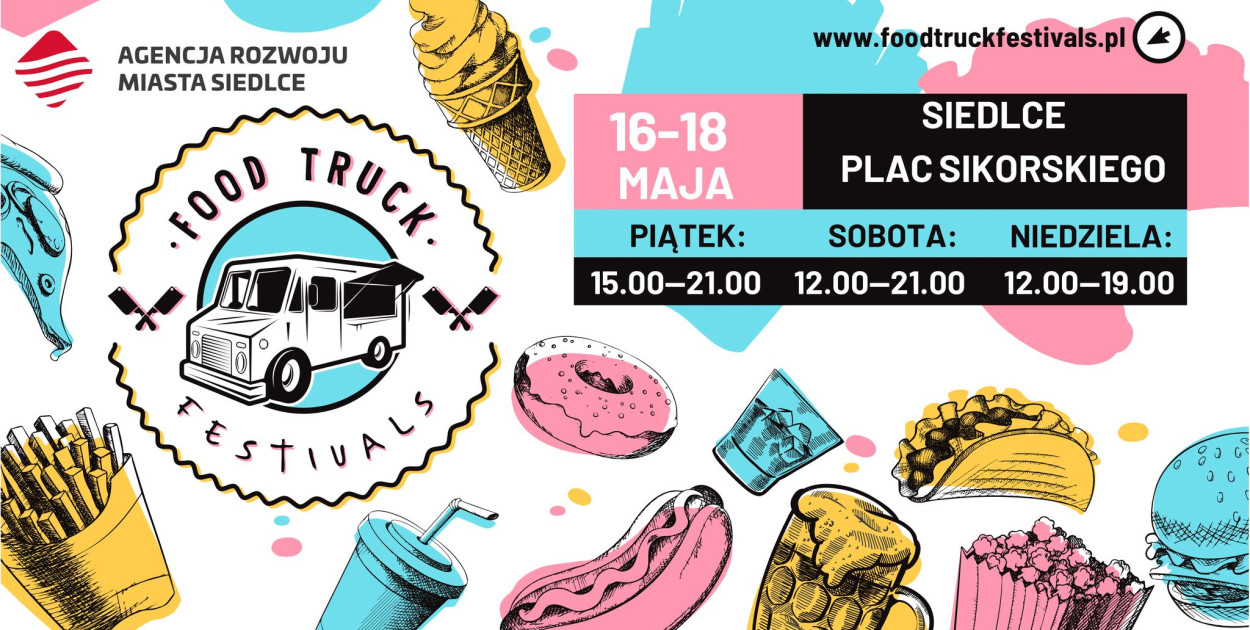 Food trucki znów w Siedlcach. Trzy dni kulinarnej uczty na Placu Sikorskiego 