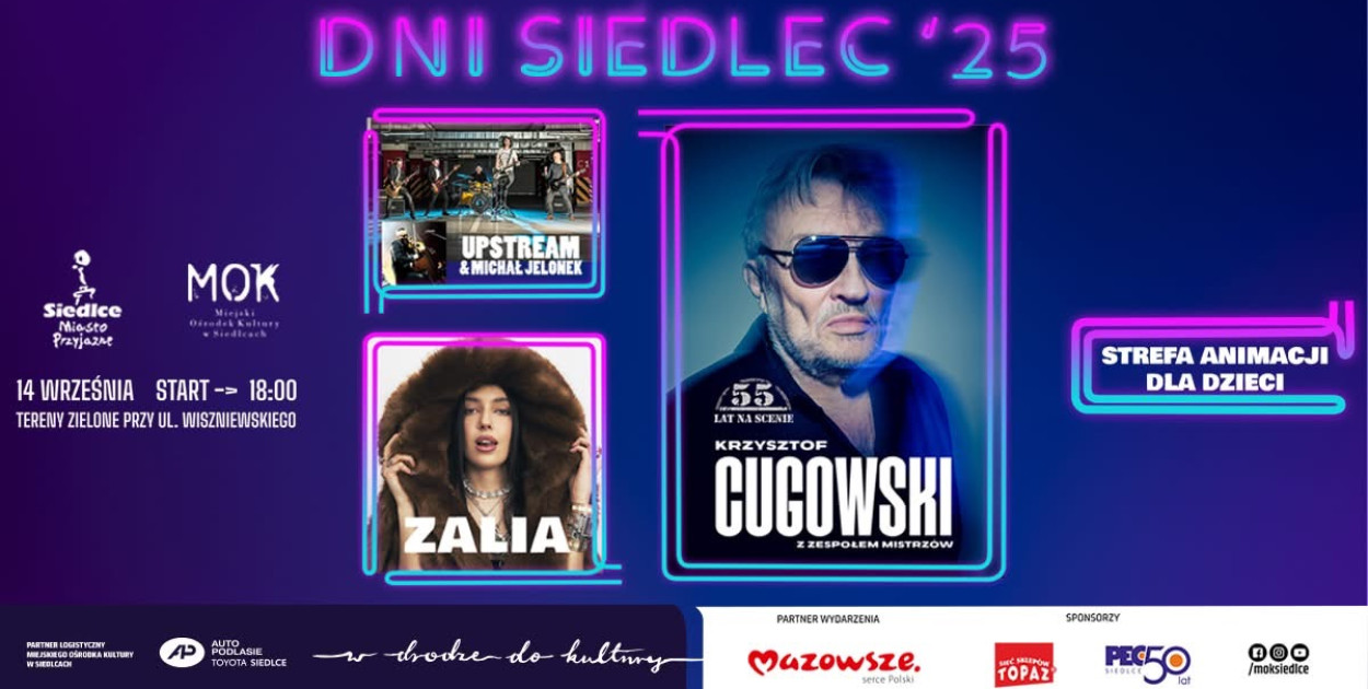 Siedlce: Rock, pop i legenda - tak zapowiadają się Dni Siedlec