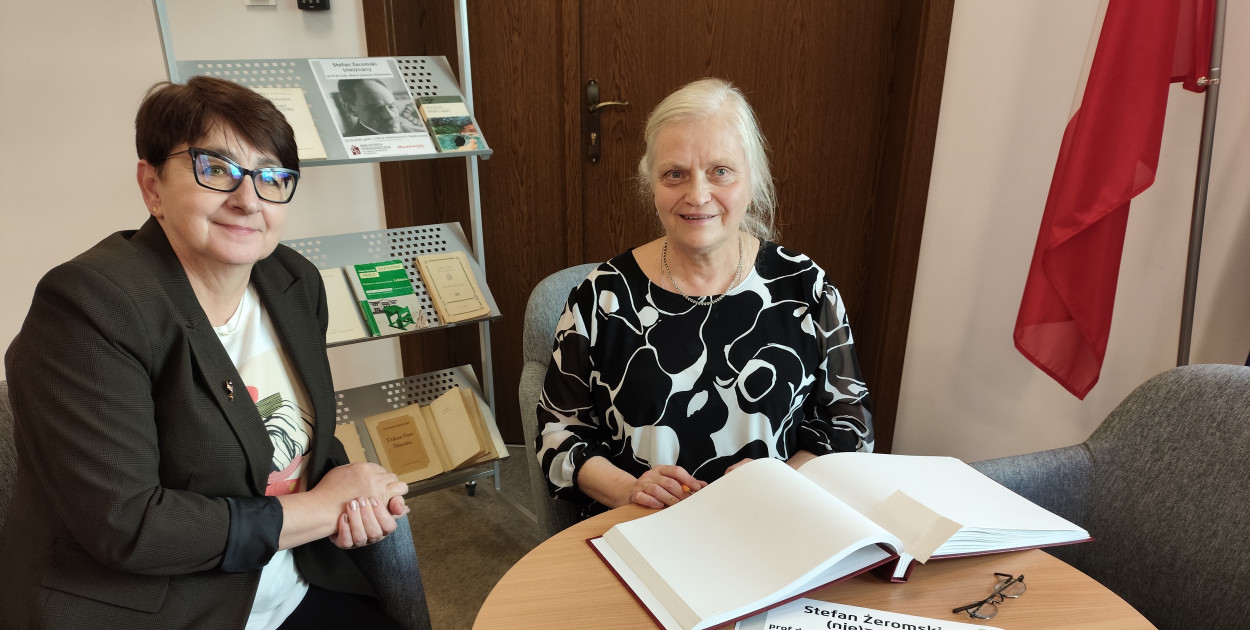 Dyrektor Biboltegi Pedagogicznej, Dorota Salamon i prof.. Maria Jolanta Olszewska