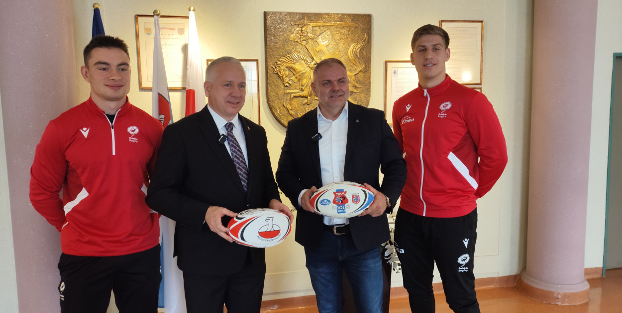 Od lewej: Kacper Skup, Tomasz Hapunowicz, Robert Chojecki i Łukasz Korneć