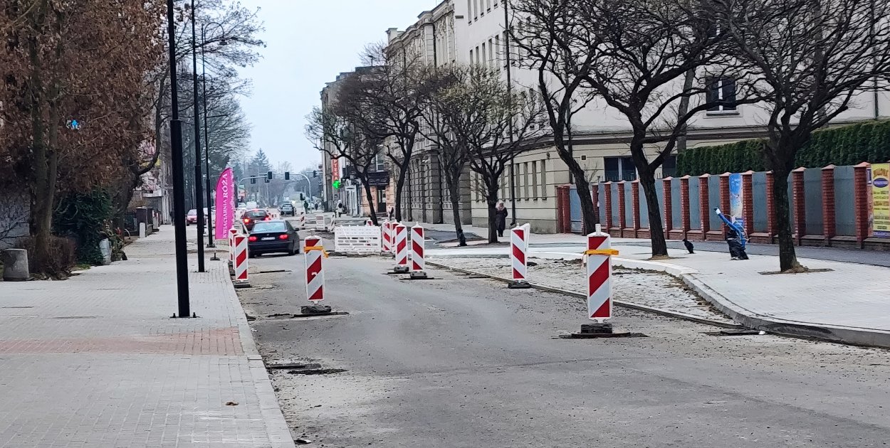 Remont Floriańskiej wciąż trwa. Fot. J. Magdziak