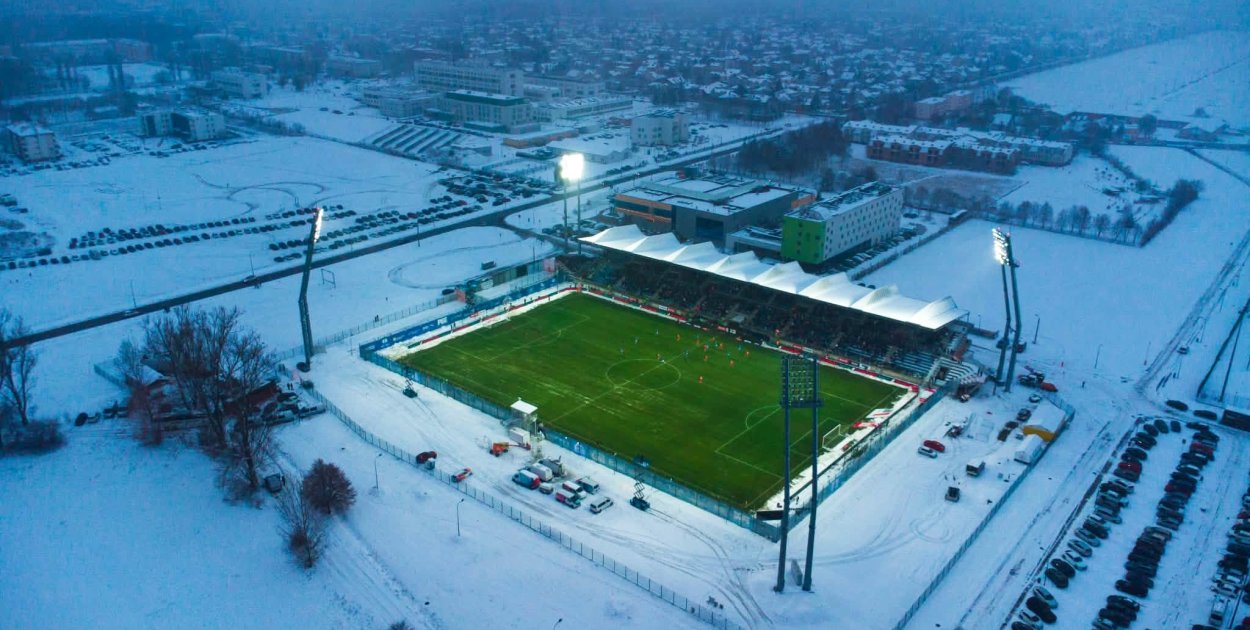 Stadion siedleckiej Pogoni. Fot. KU