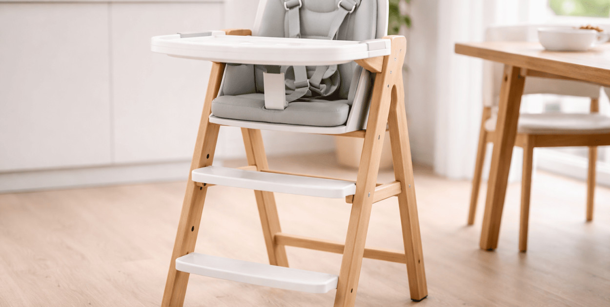 Krzesełko do karmienia dziecka – funkcjonalność, bezpieczeństwo i ergonomia w codz