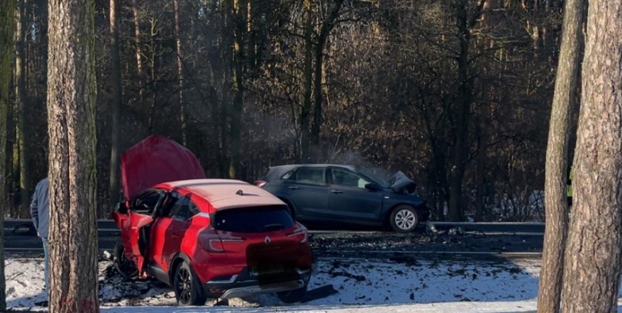 Śmiertelne zderzenie czołowe na DK63