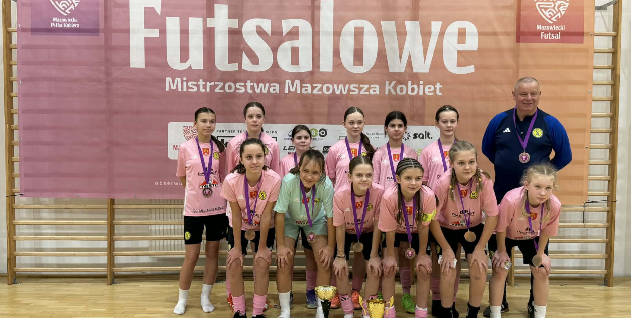Brązowe medalistki Mazowsza. Dziewczęta Naprzodu Skórzec wśród najlepszych