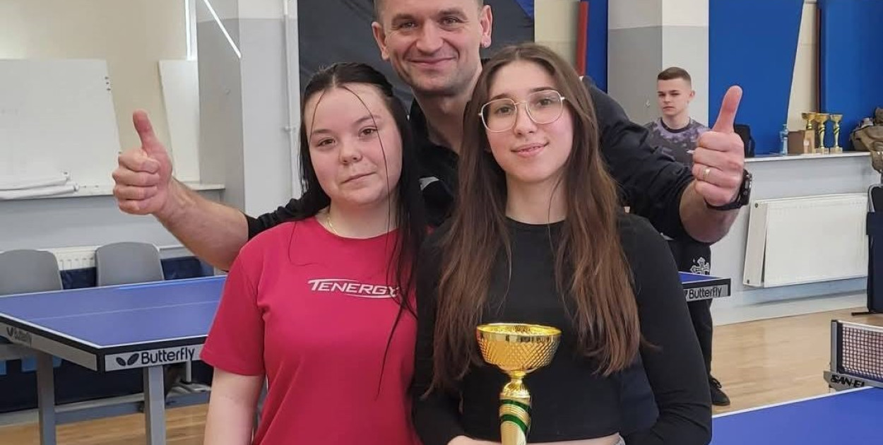 „Budowlanka” najlepsza! Złoto uczennic w tenisie stołowym