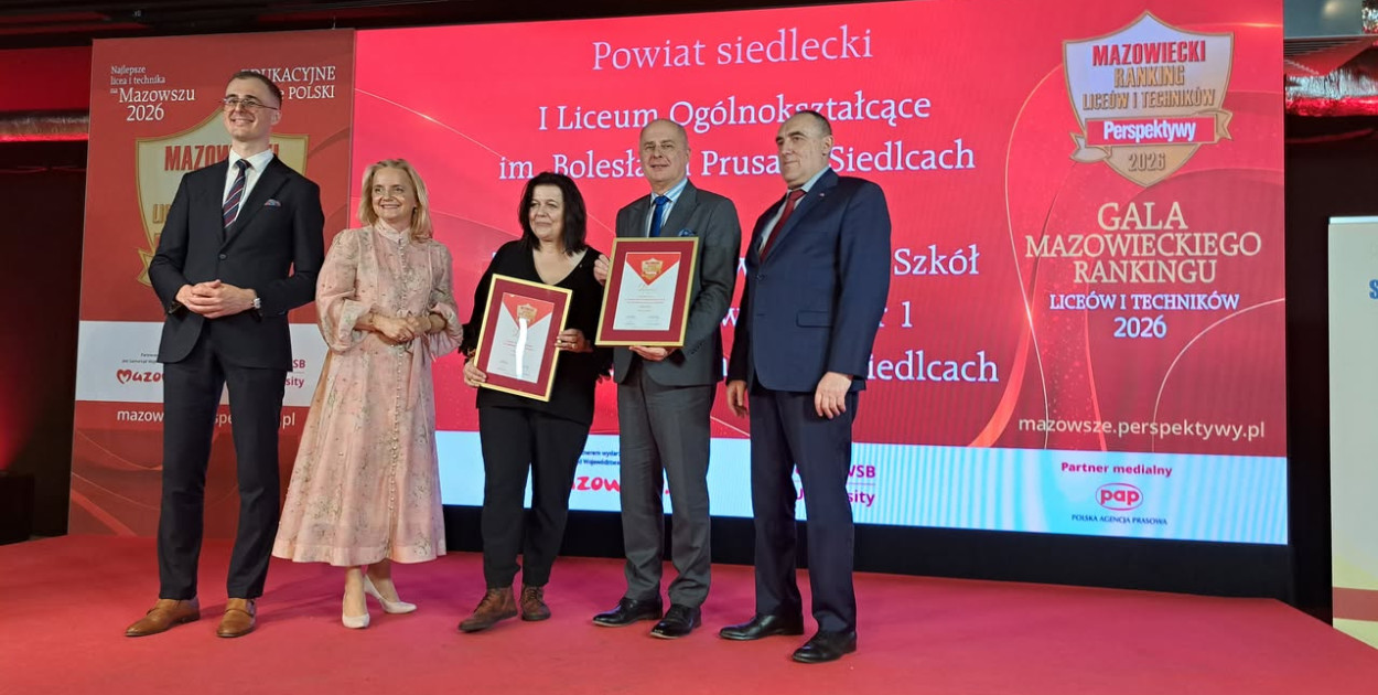 Siedlecki „Prus” najlepszy wśród liceów w powiecie siedleckim