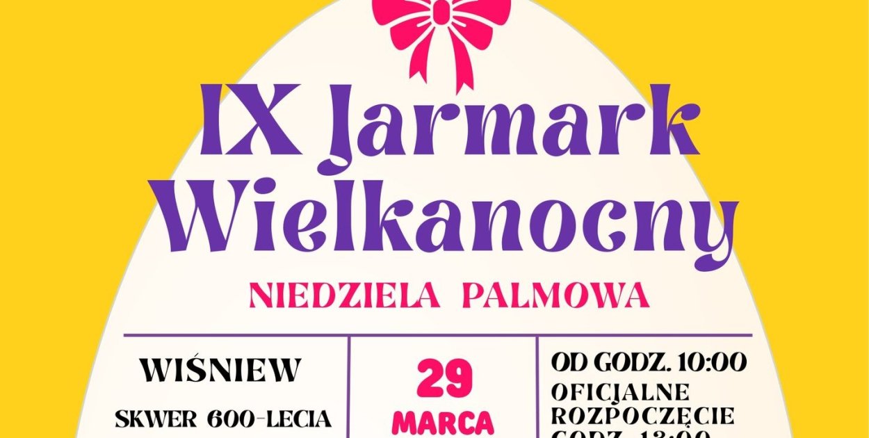 Gmina Wiśniew: Przyjdź na jarmark!