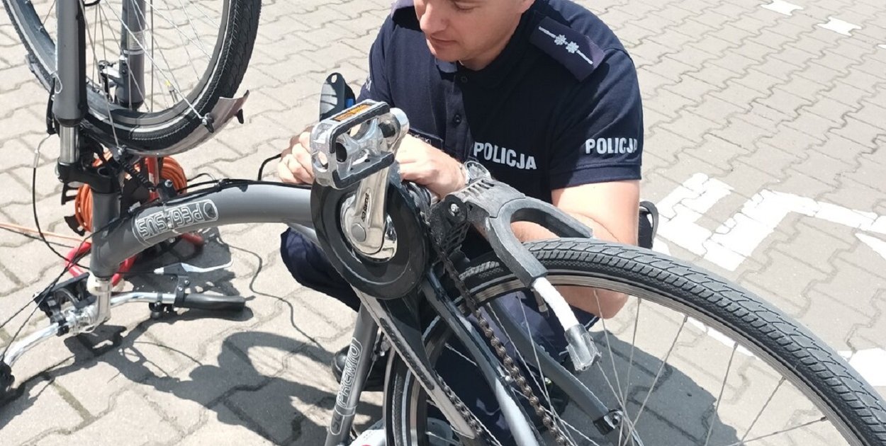 Bezpłatne znakowanie rowerów w Siedlcach – akcja policji