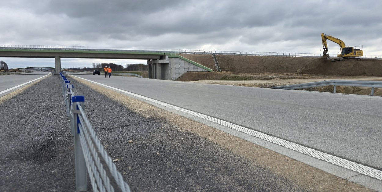 Jechaliśmy autostradą Siedlce-Biała Podlaska. Reszta kierowców poczeka